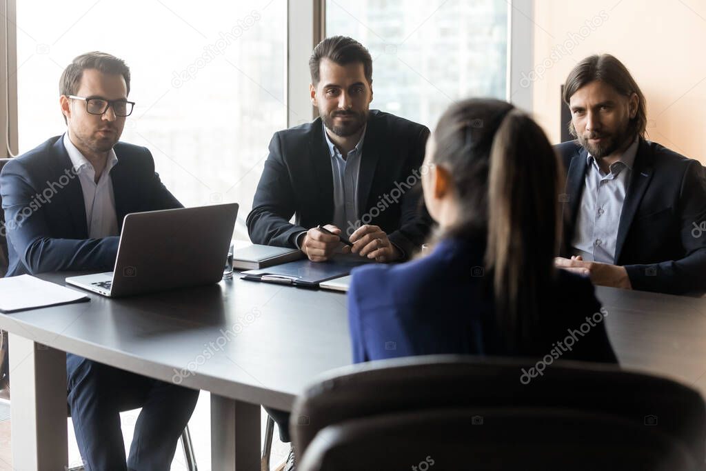 Employer welcoming a diverse team of new international employees