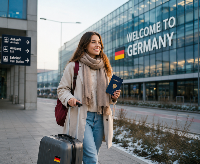 International professional arriving in a new city for work
